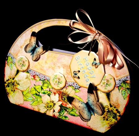 New Size Handbagcard Appleblossom 107 by Dianne Jackson