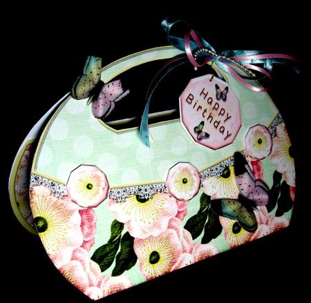 New Size Handbagcard Almond 113 by Dianne Jackson