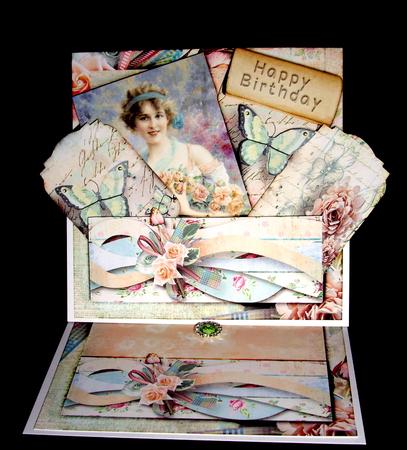 Send You Flowers Cardtopper with Inlet 154 by Dianne Jackson