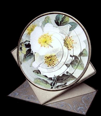 Vintage Peach Blossom Spring Card Mini Kit by Dianne Jackson
