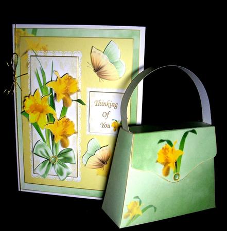 Daffodils and Butterflies Mini Kit by Dianne Jackson