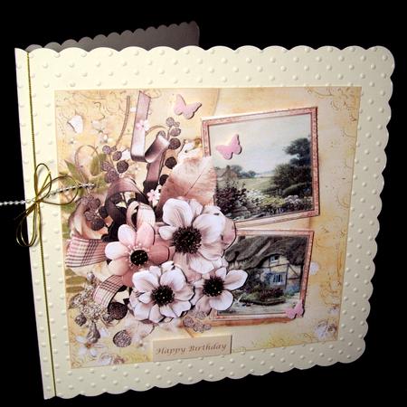 Cottage Garden Views Card and Decoupage by Dianne Jackson
