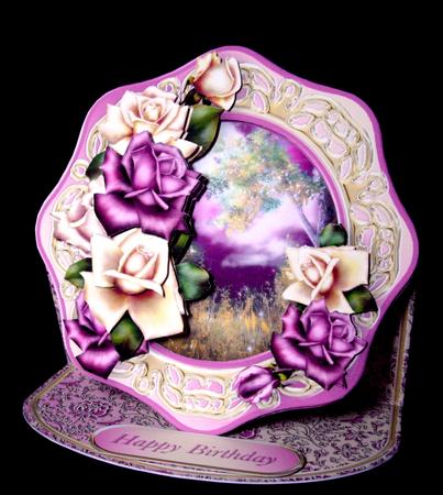 Woodland View Octagon Frame Easel Card Mini Kit by Dianne Jackson