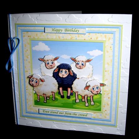 One of a Kind or Ewe Stand Out from the Crowd 8x8 Mini Kit by Dianne Jackson