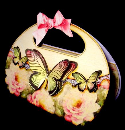 Butterfly Handbagcard 117 by Dianne Jackson