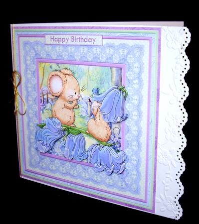 Bluebell Fun 8x8 Mini Kit & Decoupage by Dianne Jackson