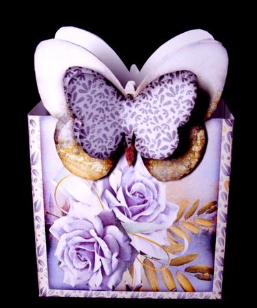Butterfly - Shape Pinchbag 125 by Dianne Jackson