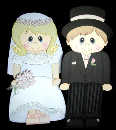 3D on the Shelf Card Kit - Sylvia the Beautiful Bride by Dianne Jackson