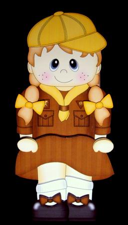 3D on the Shelf Card Kit - Brownie Kelly by Dianne Jackson