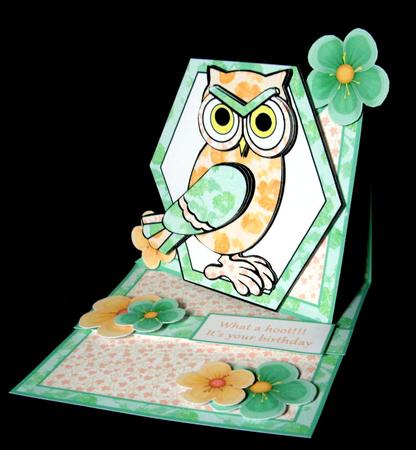 Twisted Easel Kit - Owl Peach & Mint by Dianne Jackson