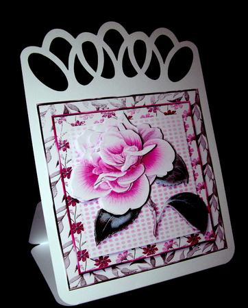 Cardtopper with Inlet Smell the Roses 249 by Dianne Jackson