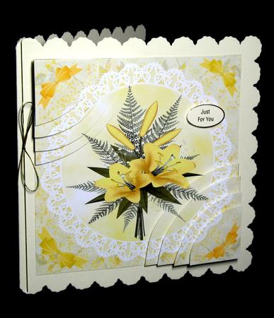 Lace Lily's and Bow Duo Quadro Stacker by Dianne Jackson