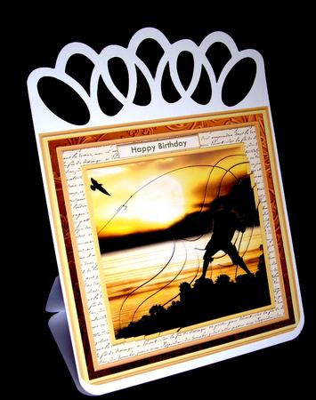 Fishing at Sunset 8x8 Stacker Mini Kit & Ages by Dianne Jackson
