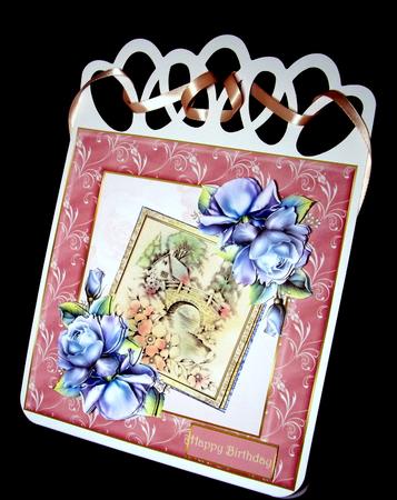 On the Other Side of the Bridge Card with Decoupage by Dianne Jackson