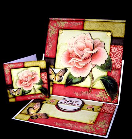 Cardtopper with Inlet Smell the Roses 248 by Dianne Jackson