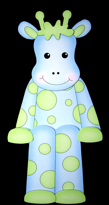 3D on the Shelf Card Kit - Sebastian the Little Giraffe by Dianne Jackson