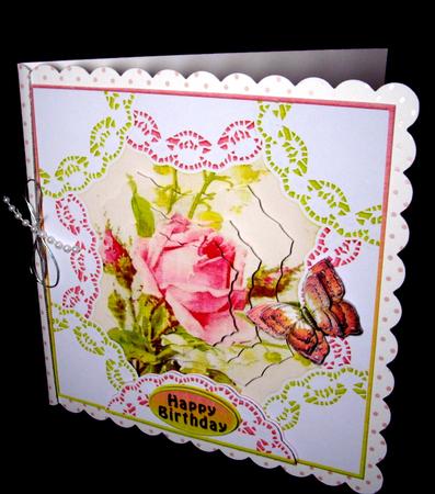 Cardtopper Flowers for the Heart 279 by Dianne Jackson