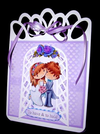 Penny's Special Day Wedding Card Mini Kit & Decoupage by Dianne Jackson
