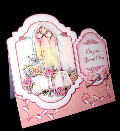 Wedding Book Large Fancy Stand Up Card N Envelope Kit by Dianne Jackson