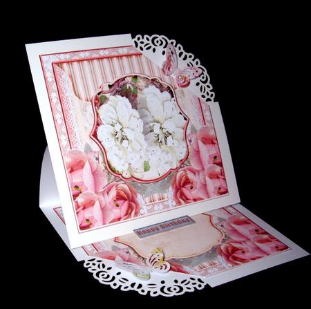 Cardtopper White Love 346 by Dianne Jackson