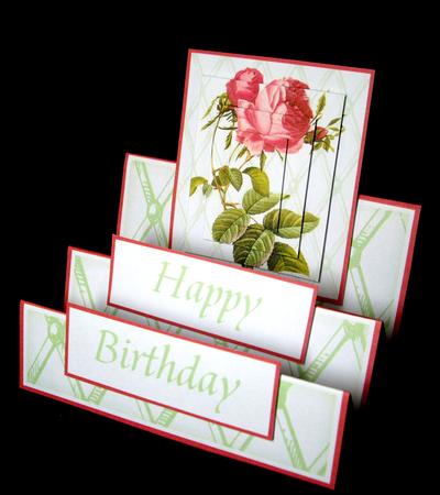 Roses Stair Stepper Card Kit by Dianne Jackson