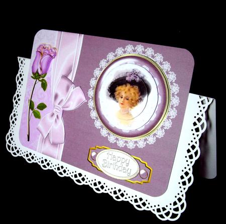 Elegant Lady Card Front by Dianne Jackson