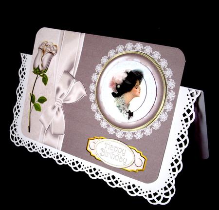 Elegant Lady Card Front (3) by Dianne Jackson