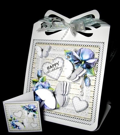 White Butterflies Mini Kit by Dianne Jackson