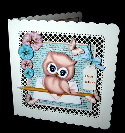 Cute Owl Just a Note Mini Kit by Dianne Jackson