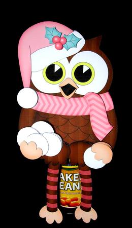 3D on the Shelf Card Kit - Christmas Little Hoot Owl by Dianne Jackson