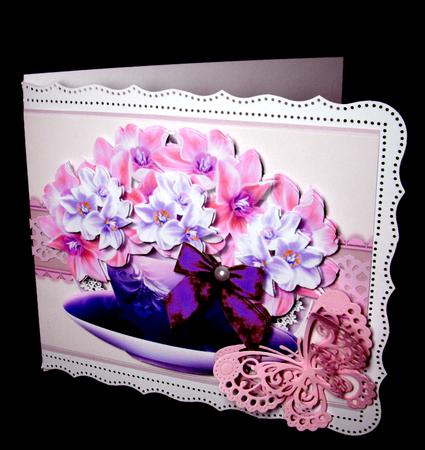 Mini Kit Teacup & Flowers 2 by Dianne Jackson