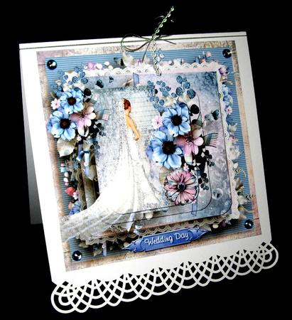 Blue Flowers Wedding Mini Kit by Dianne Jackson
