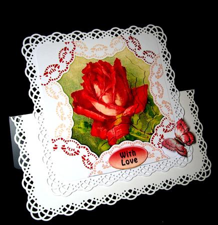 Cardtopper Flowers for the Heart 280 by Dianne Jackson