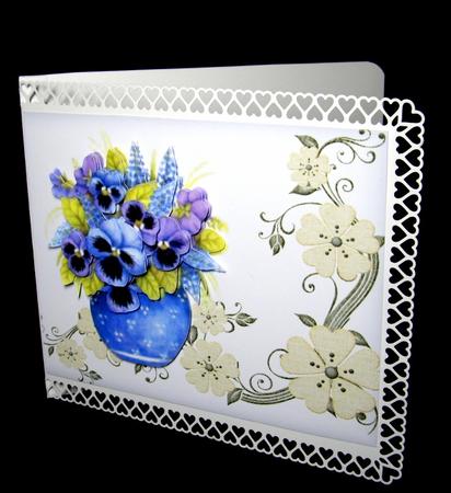 Vase Full of Violets by Dianne Jackson