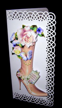 Pink Rose Boot by Dianne Jackson