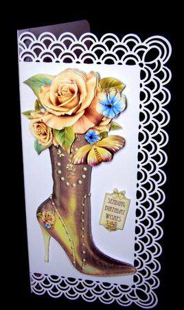 Golden Rose Boot by Dianne Jackson