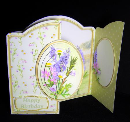 Wildflowers - Gatefold Card Mini Kit by Dianne Jackson