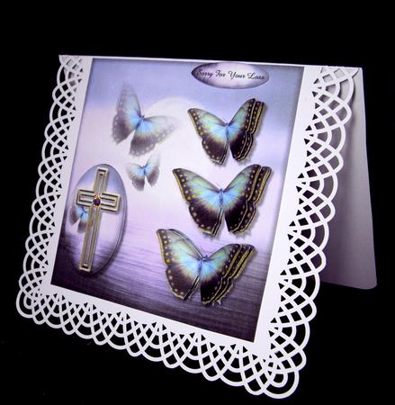 Sympathy Vintage Butterflies by Dianne Jackson