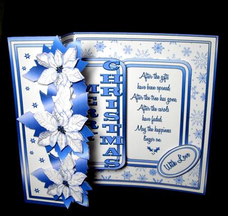 Fbp Blue Poinsettias by Dianne Jackson