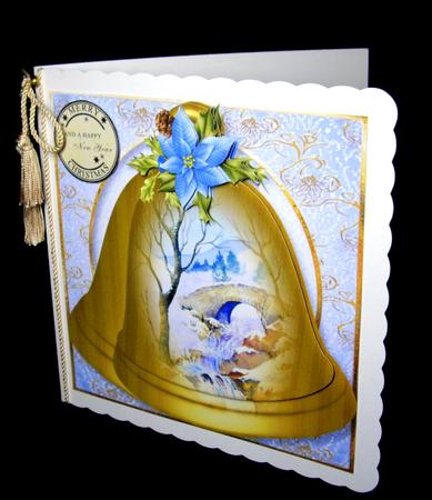 Christmas Bells - Snowy Winter Bridge by Dianne Jackson