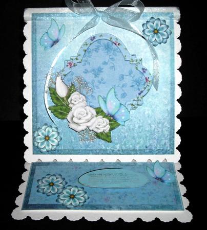 Butterflies & Roses Easel Card by Dianne Jackson