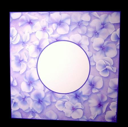 Hydrangea Flowers Mauve Insert 8x8 by Dianne Jackson