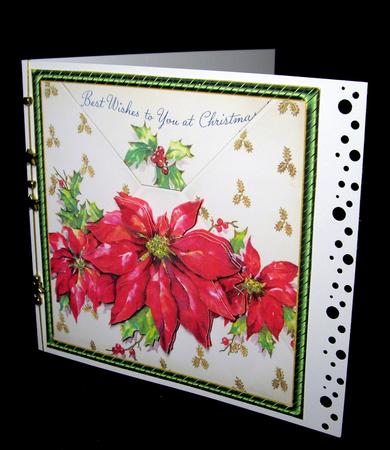 Red Poinsettias Easy Cut Decoupage by Dianne Jackson