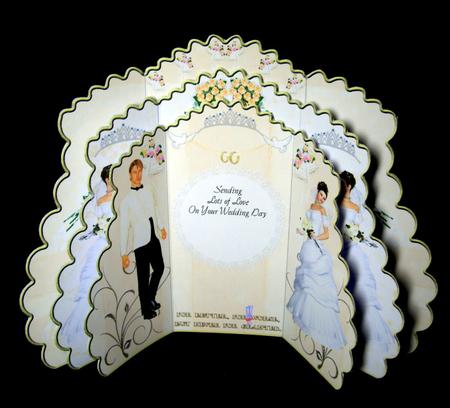 Triple Layer Gatefold - Wedding by Dianne Jackson