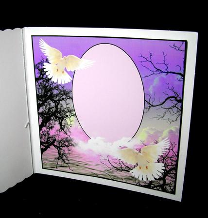 Scenic Doves Violet Sky Insert by Dianne Jackson