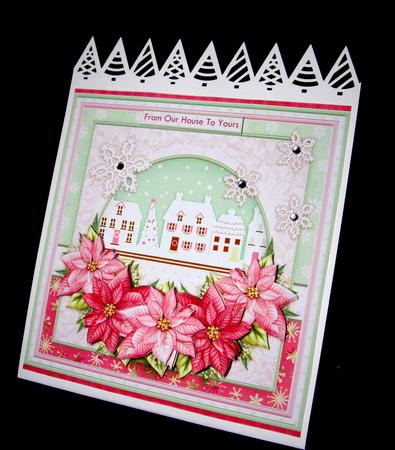 From Our House to Yours Christmas 8x8 Decoupage Mini Kit by Dianne Jackson