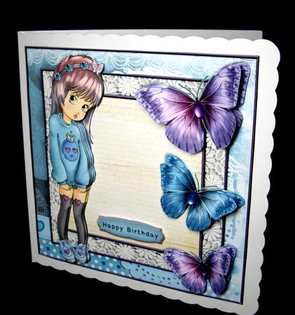 Cardtopper a Little Bit Punk 610 by Dianne Jackson
