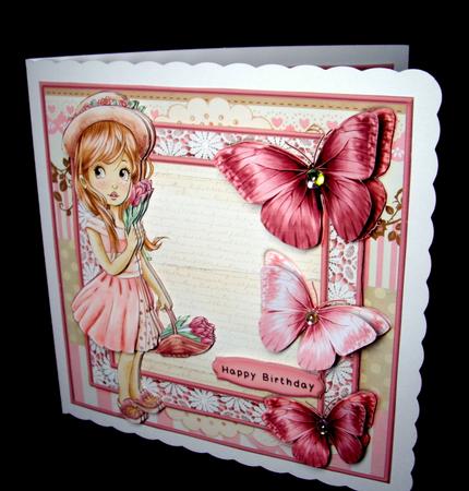 Cardtopper Tulips 611 by Dianne Jackson