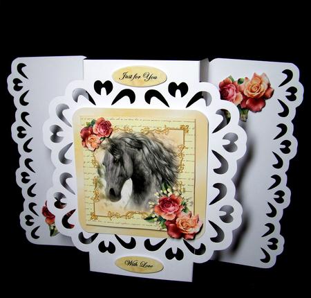 Horse & Roses by Dianne Jackson