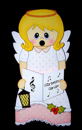 3D on the Shelf Card Kit - Little Christmas Nativity Angel by Dianne Jackson